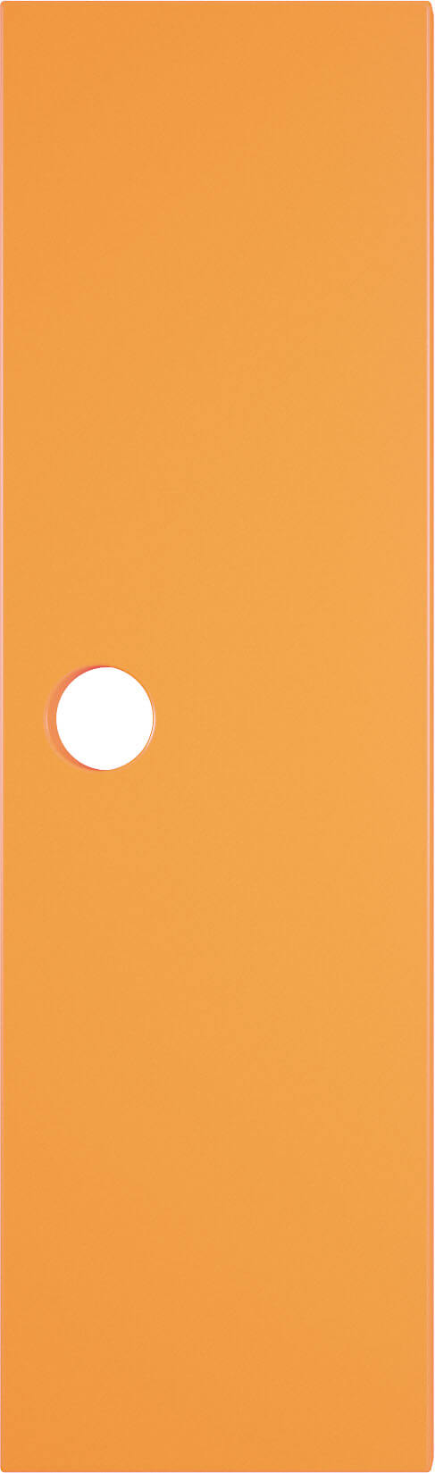 Tür für Garderobe Mariposa mit rundem Griffloch - orange