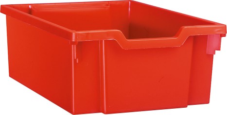 mittlerer Schiebecontainer - rot (Schienen inkl.)