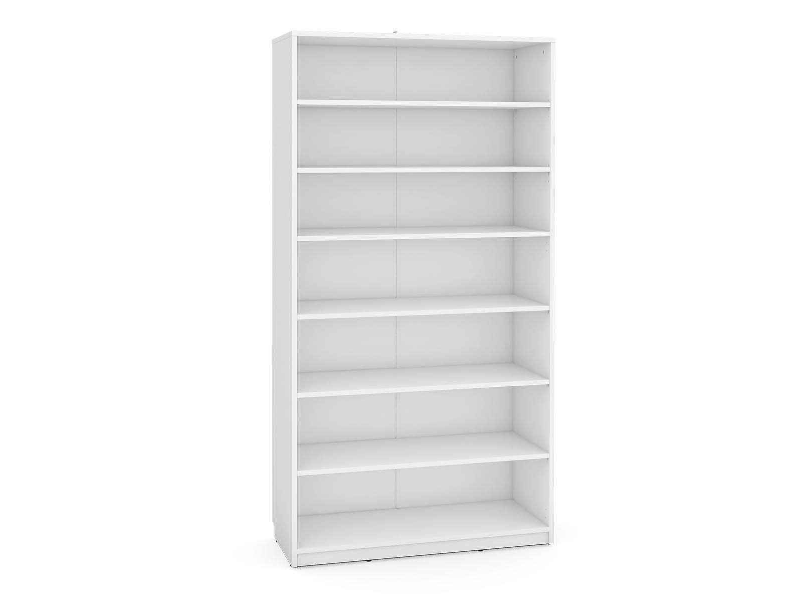 hoher Schrank mit Regalen, weiß - Feria-Serie