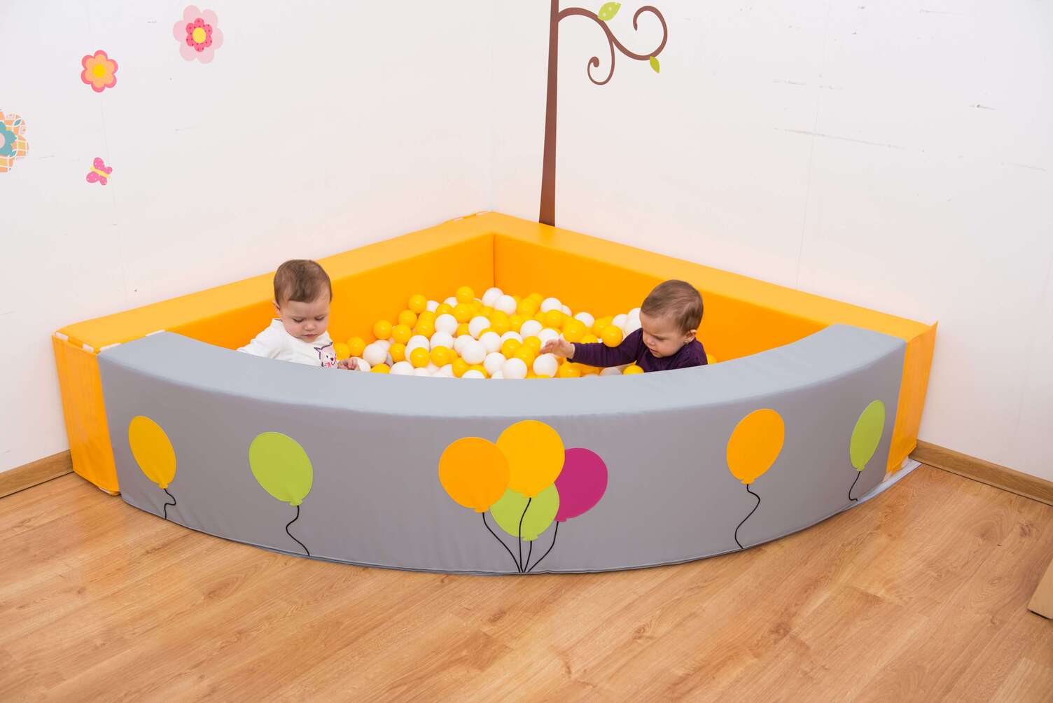 Bällebad Eckpool - Balloon 160x160x40