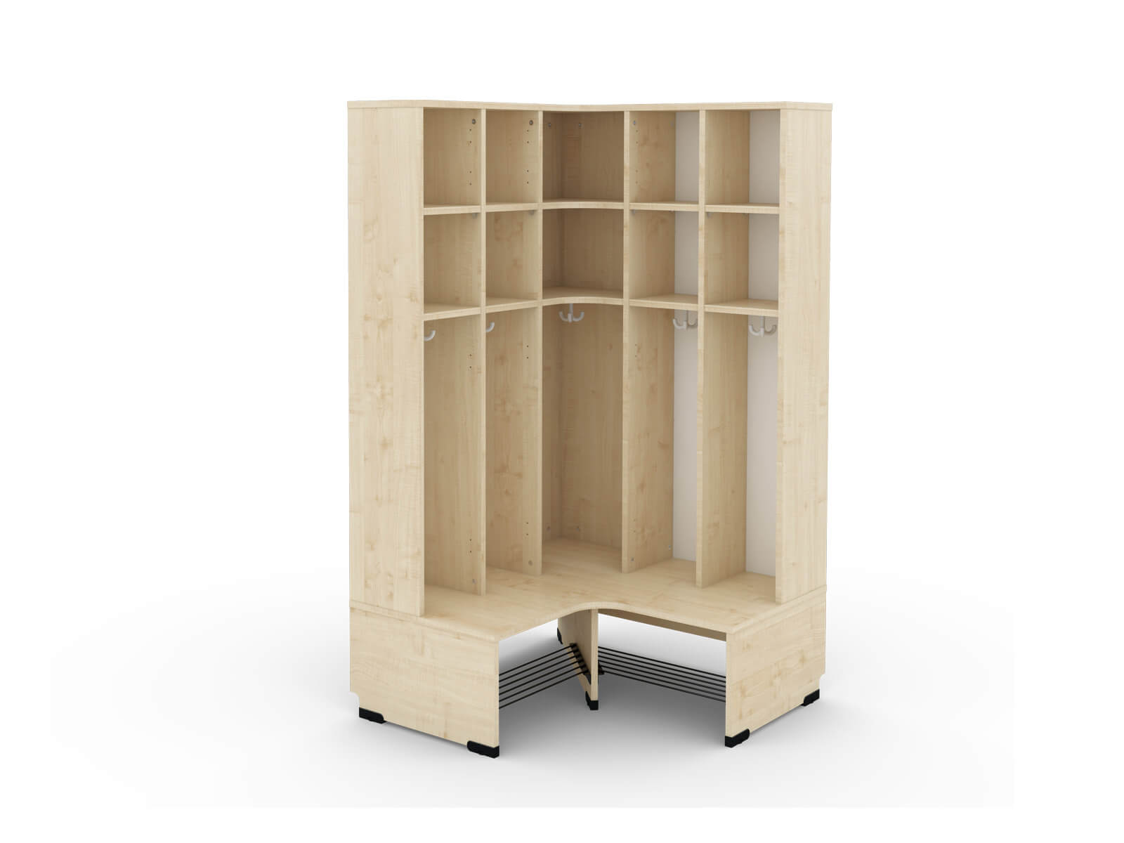 Maxi 5er-Eck-Garderobe