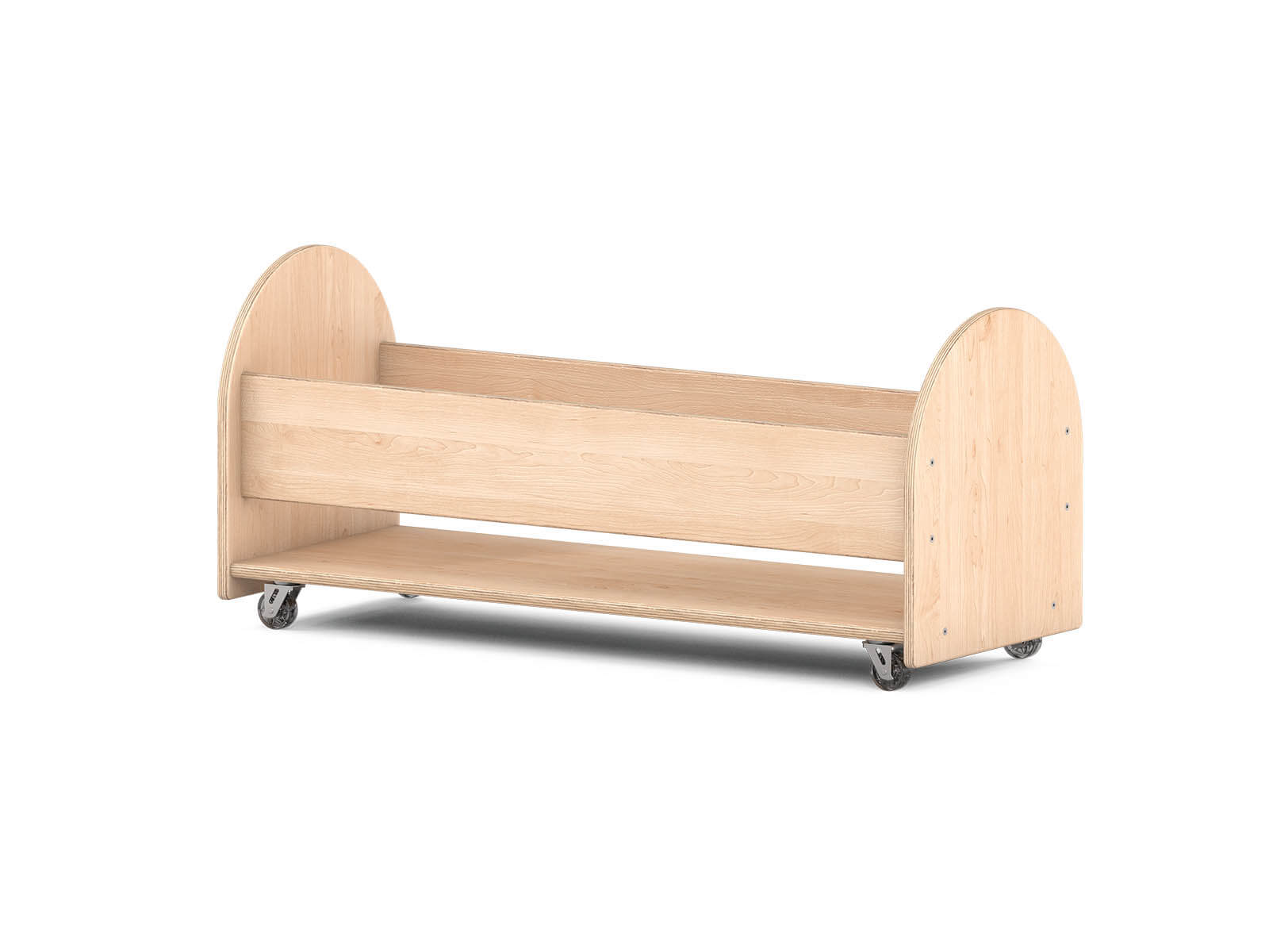 Sammelgestell für 10 Sitzkissen auf Rädern