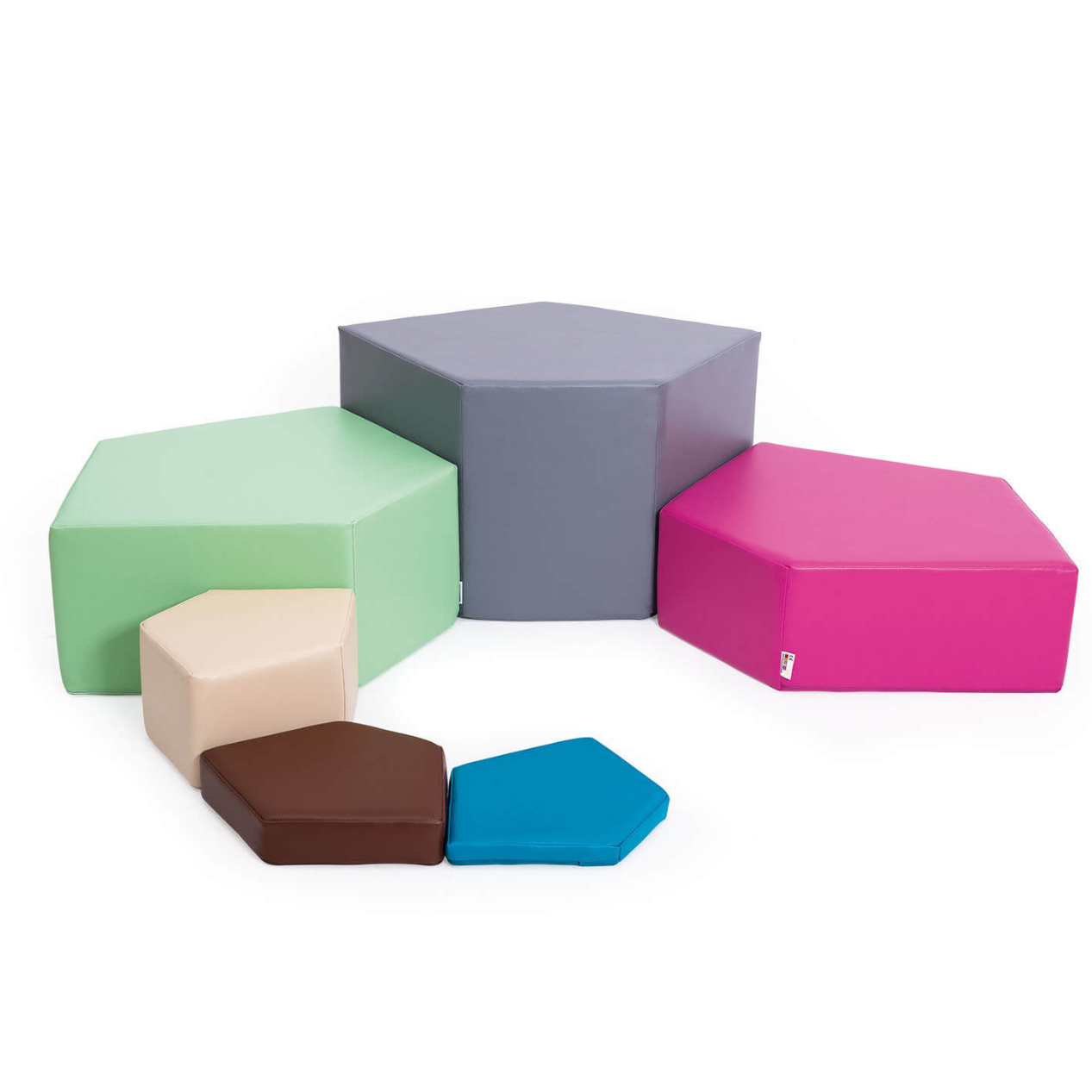 Schaumstoff-Podest Steinchen als Set