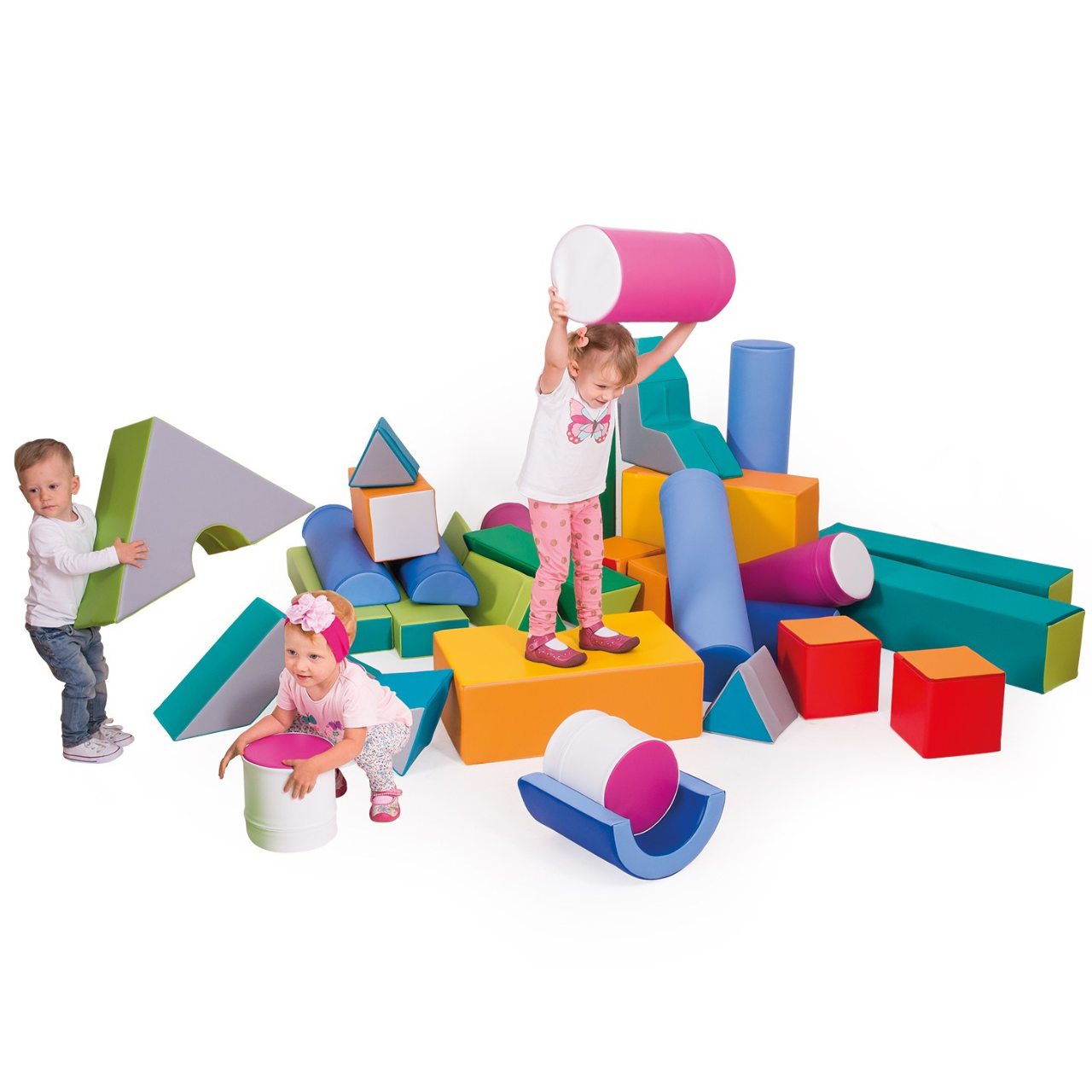 Schaumstoff-Bausteine 33 tlg. als Set