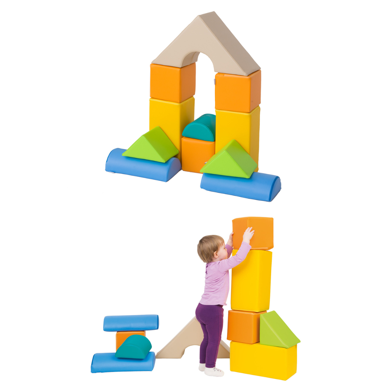 Schaumstoff-Bausteine als Set 11tlg.