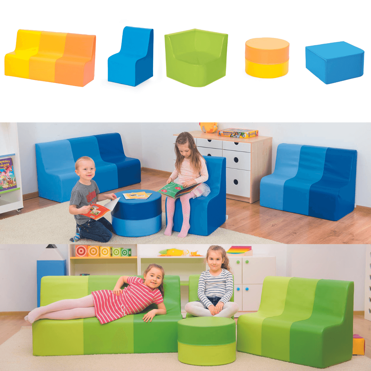 Sunny Sofa konfigurierbar versch. Farben und Größen