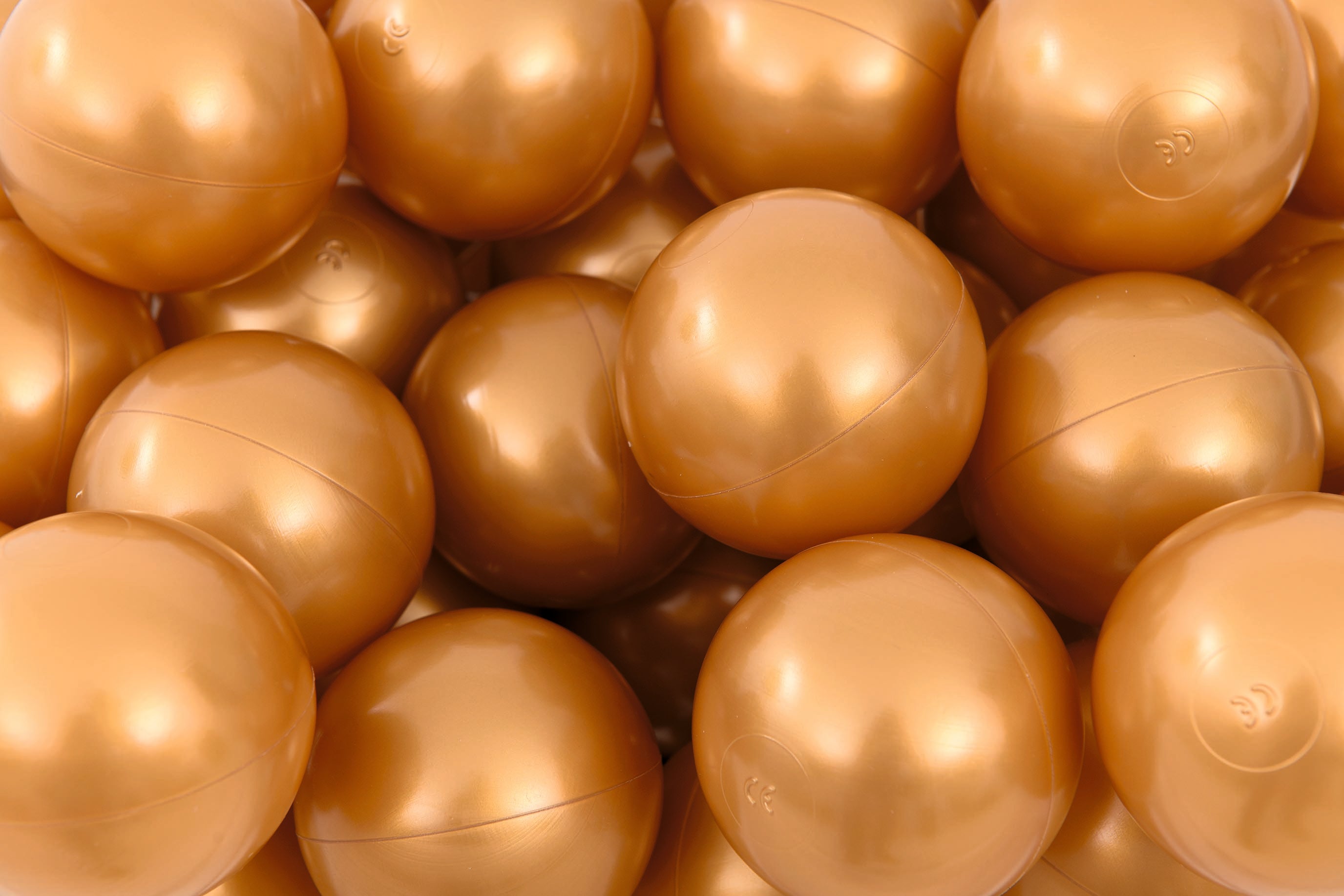 Bälle für Bällebad - 8cm / 250 Stück gold