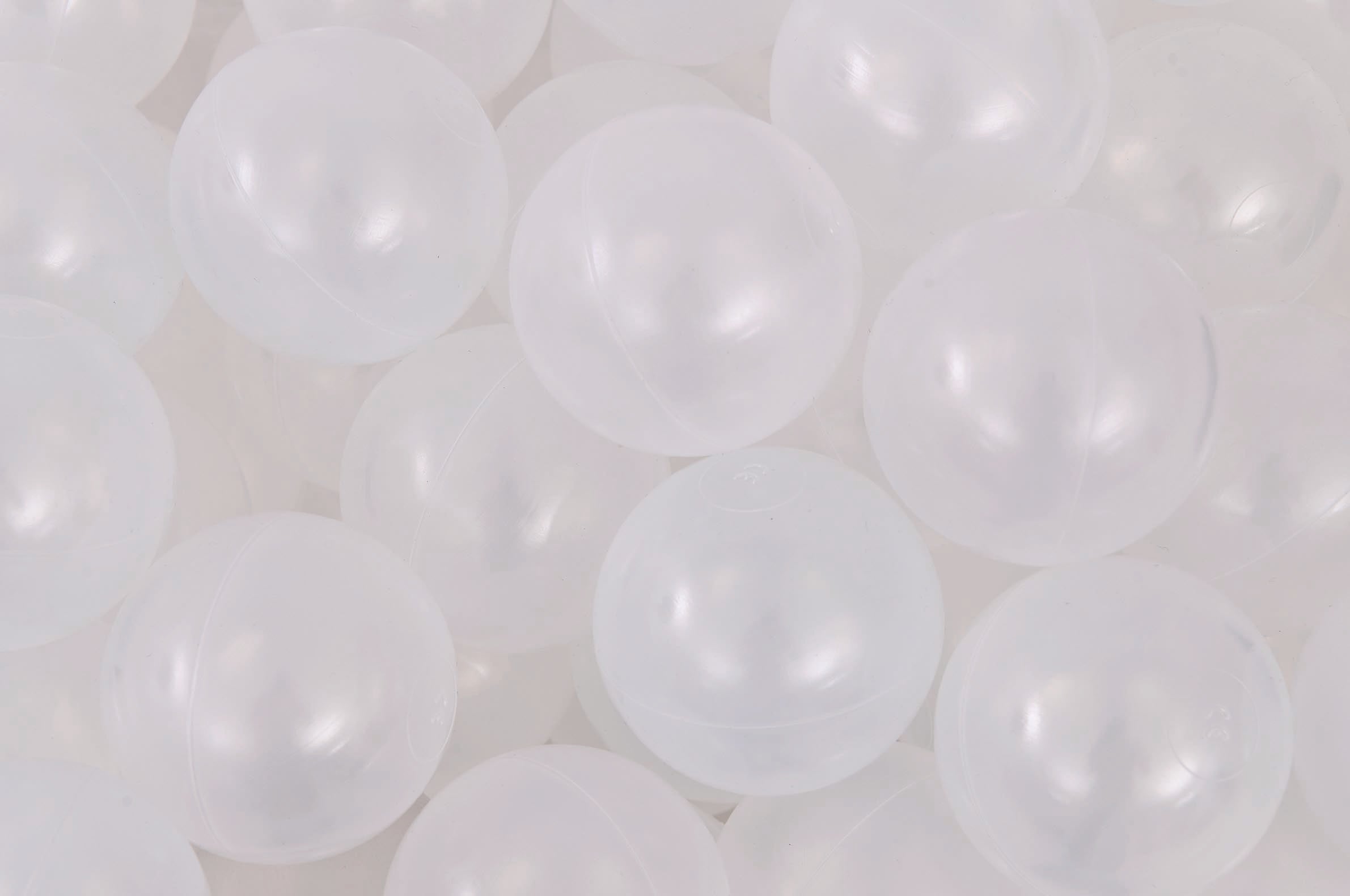 Bälle für Bällebad - 8cm / 250 Stück transparent