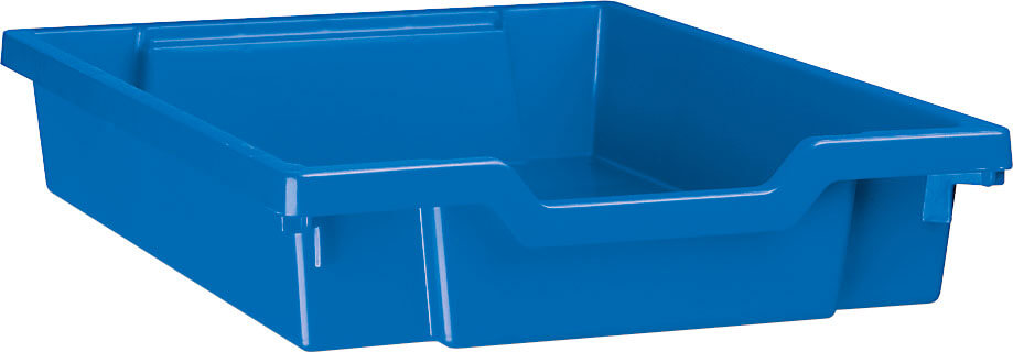 kleiner Schiebecontainer - blau (Schienen inkl.)