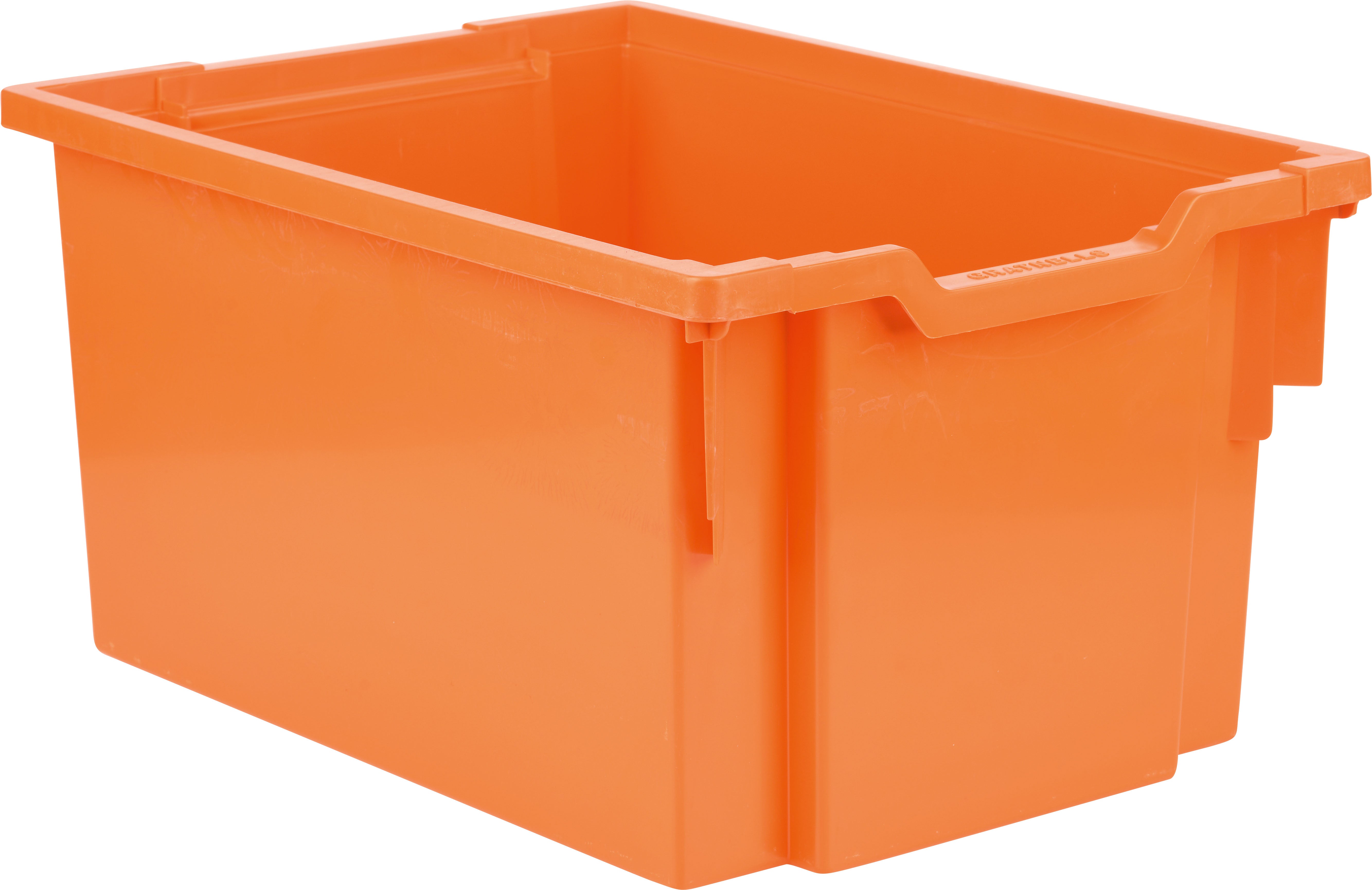 großer Schiebecontainer - orange (Schienen inkl.)