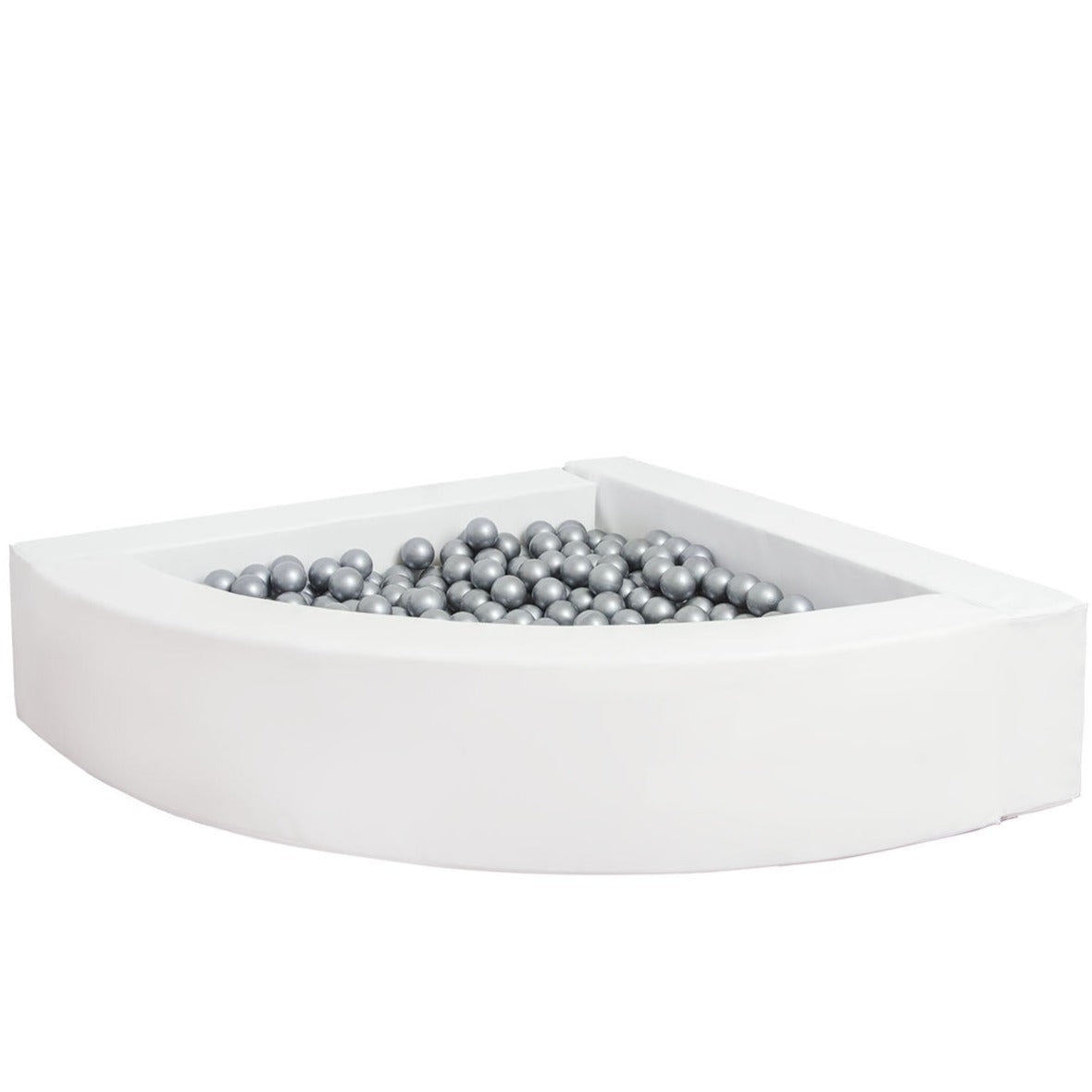 Bällebad Eckpool - weiß 160x160x40