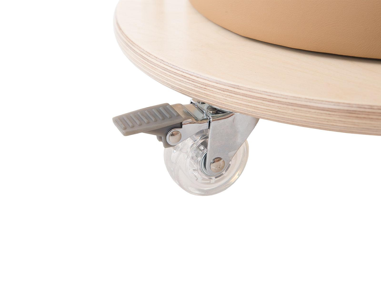 Rundes Sitzkissen(Dia.:30 x Höhe: 8cm) aus Kunstleder mit Gestell zum aufbewahren - versch. Farben