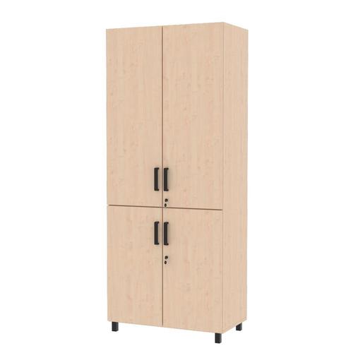 EXPO Schrank 185, viertürig, Buche im Personalraum