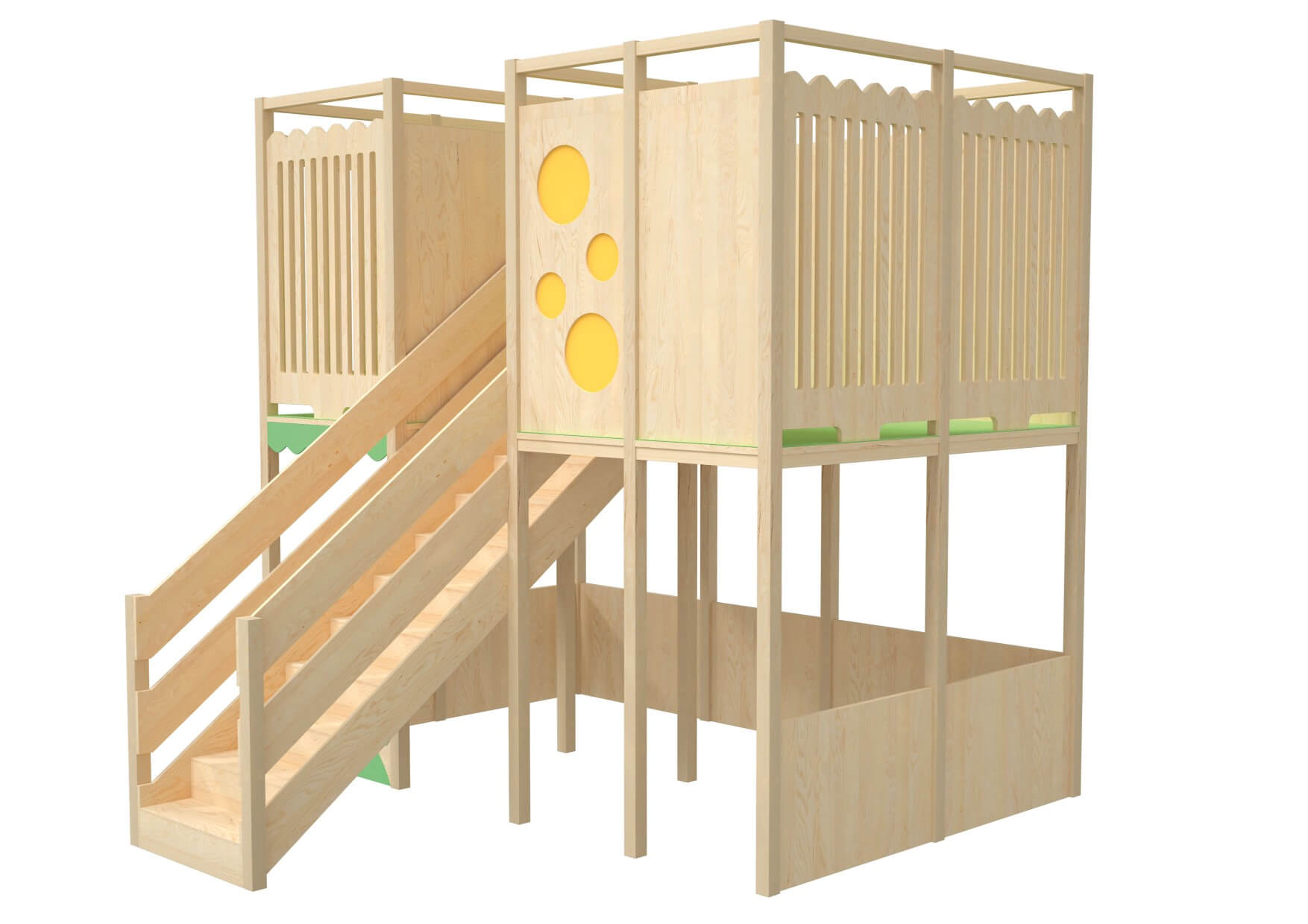 Kindergarten Hochebene Max 2 von vorne rechts