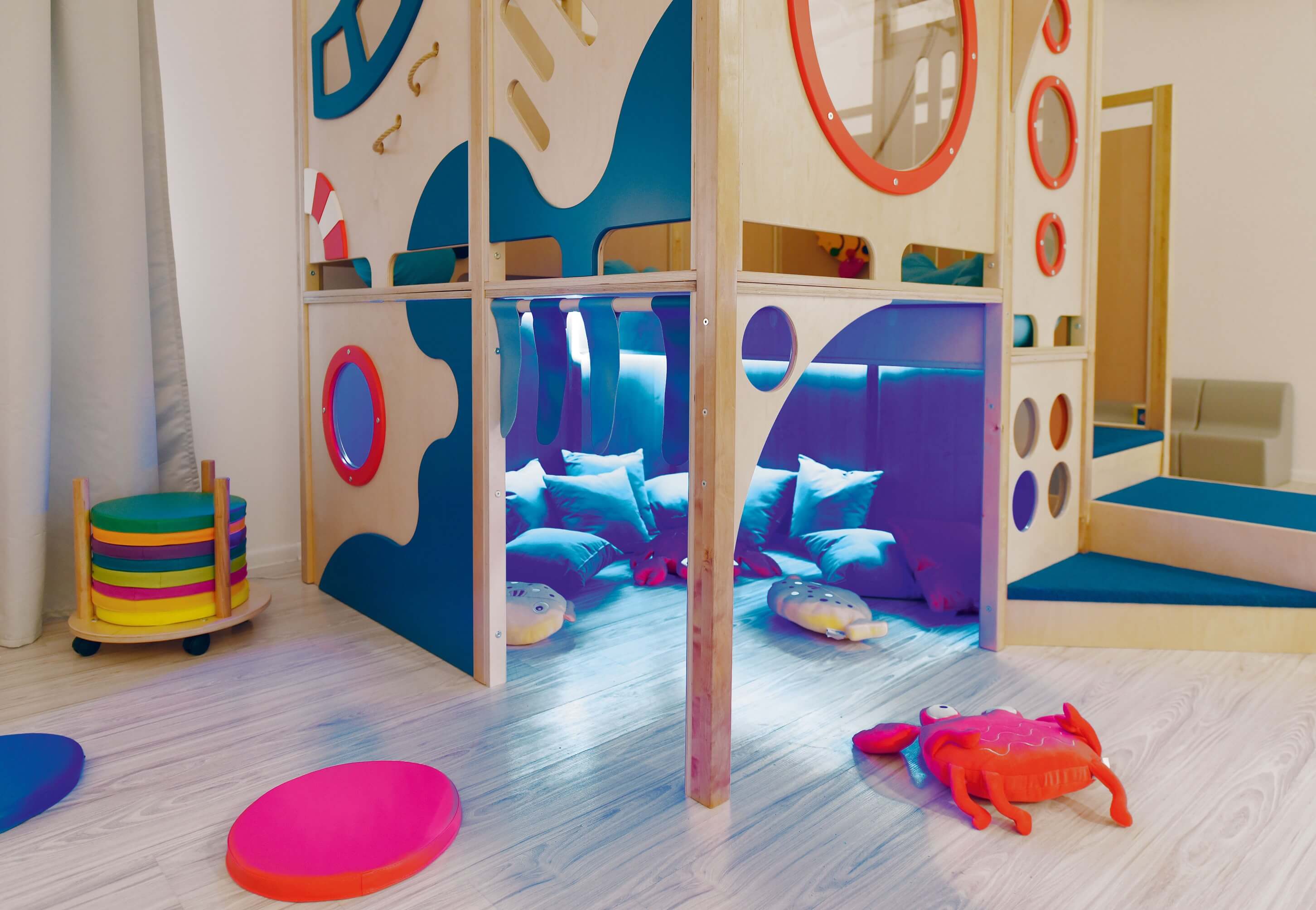 Kindergarten Spielburg Neptun im Gruppenraum untere Ebene