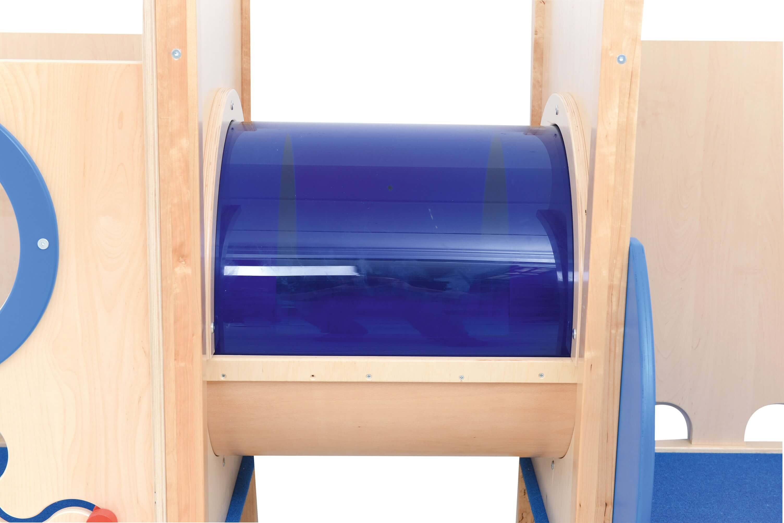 Kindergarten und Krippen Spielpodest U-Boot 3 Detailansicht Tunnel