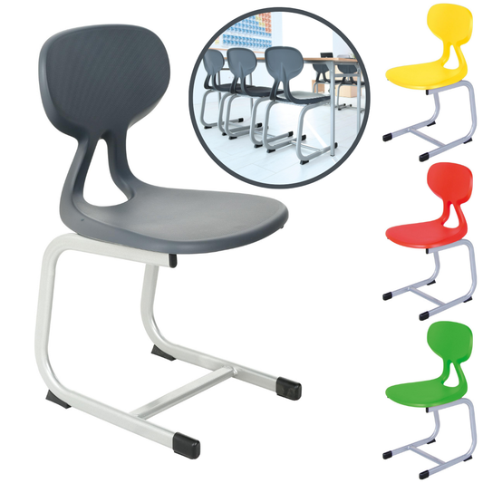 Kufenstuhl Colores für Schule in versch. Farben & Grüßen