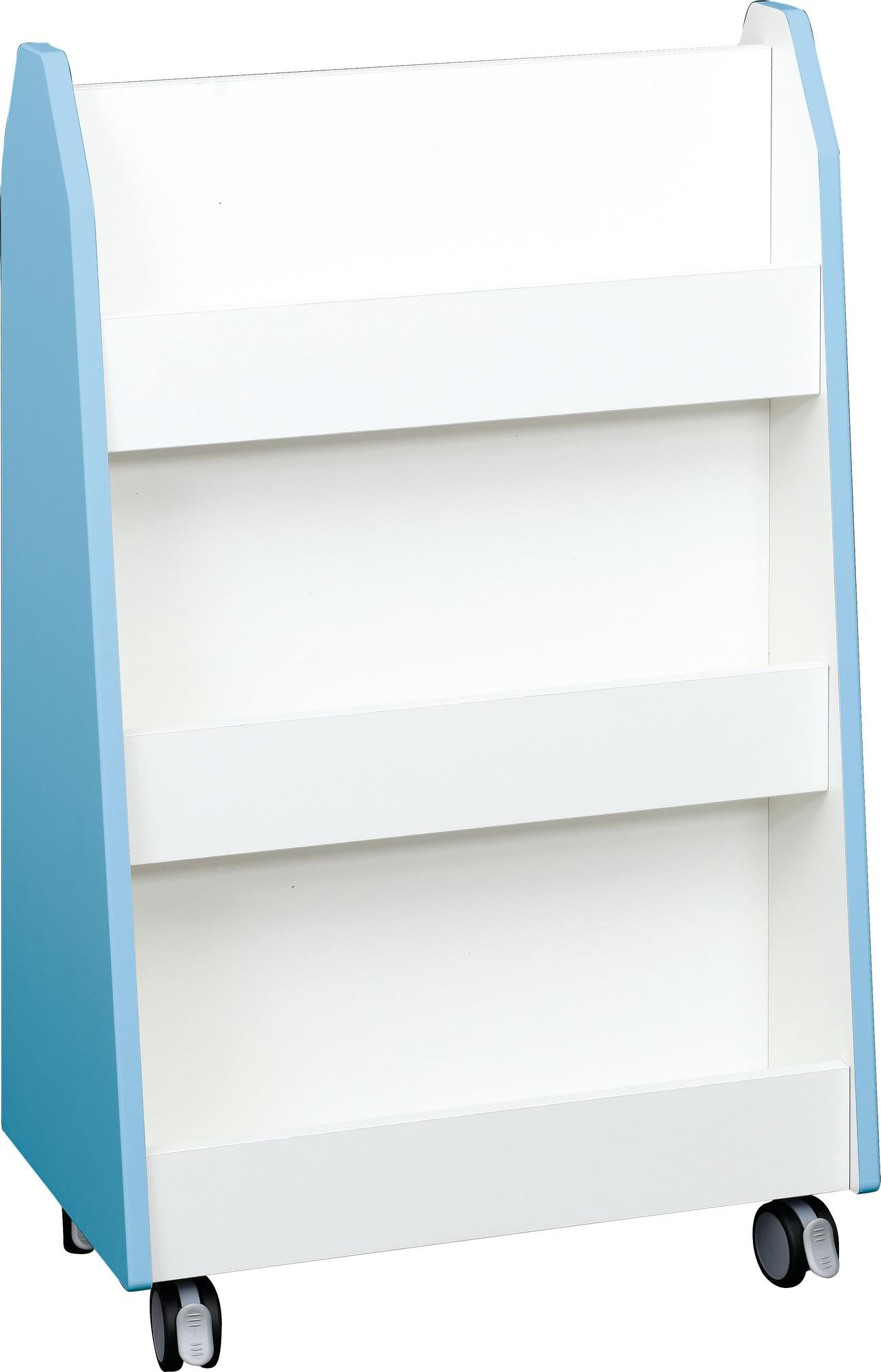 Mobiles, zweiseitiges Bücherregal für Kita und Schule. - Produkt wird im Kindergarten oder Schule genutzt.