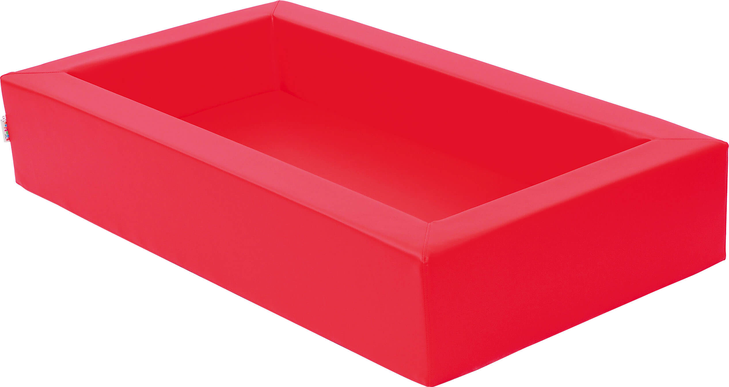 Ruheraum Krippenbett aus Schaumstoff rot