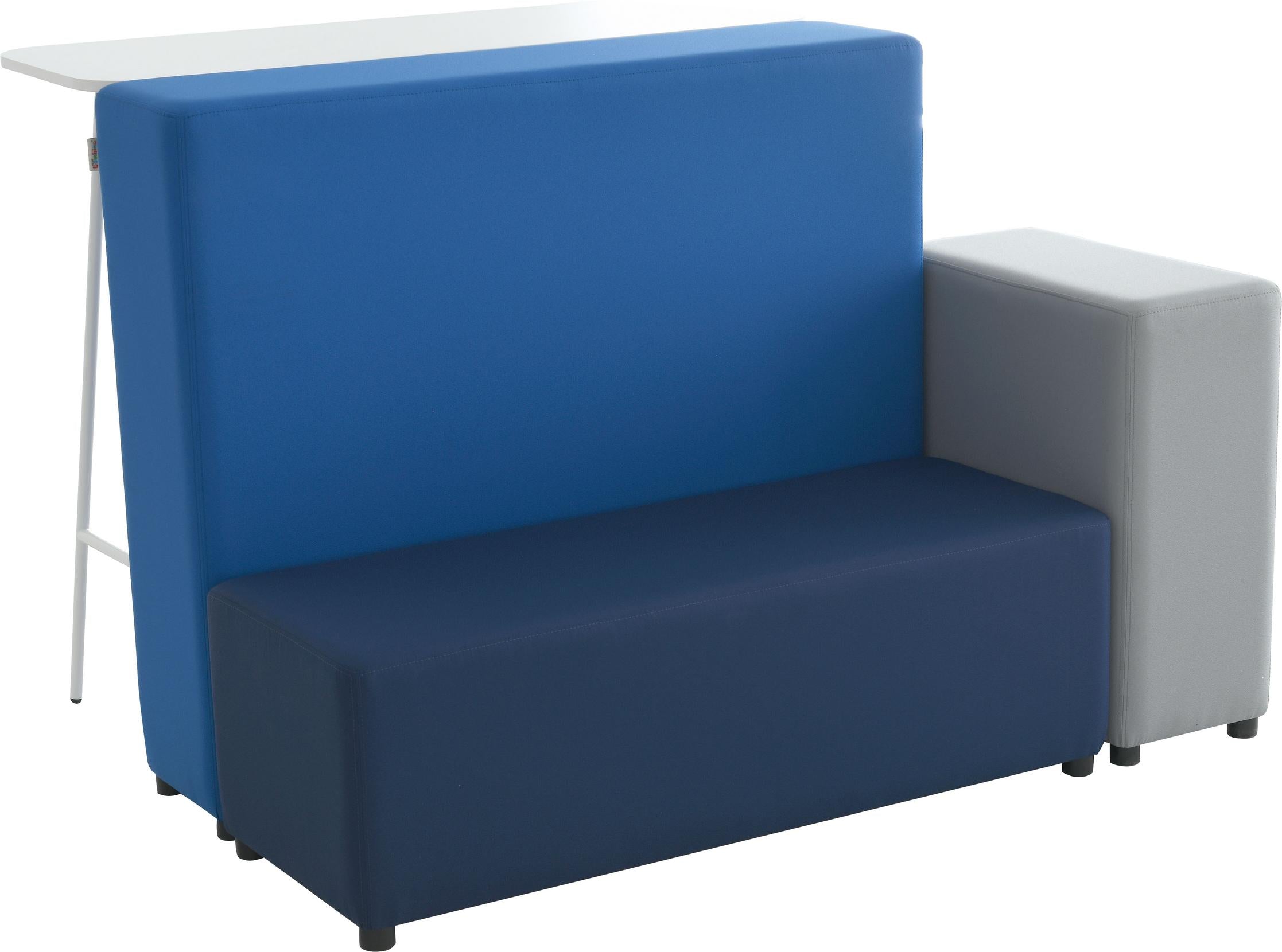 Sitzlandschaft für Lobby oder Office, modular gestaltet.