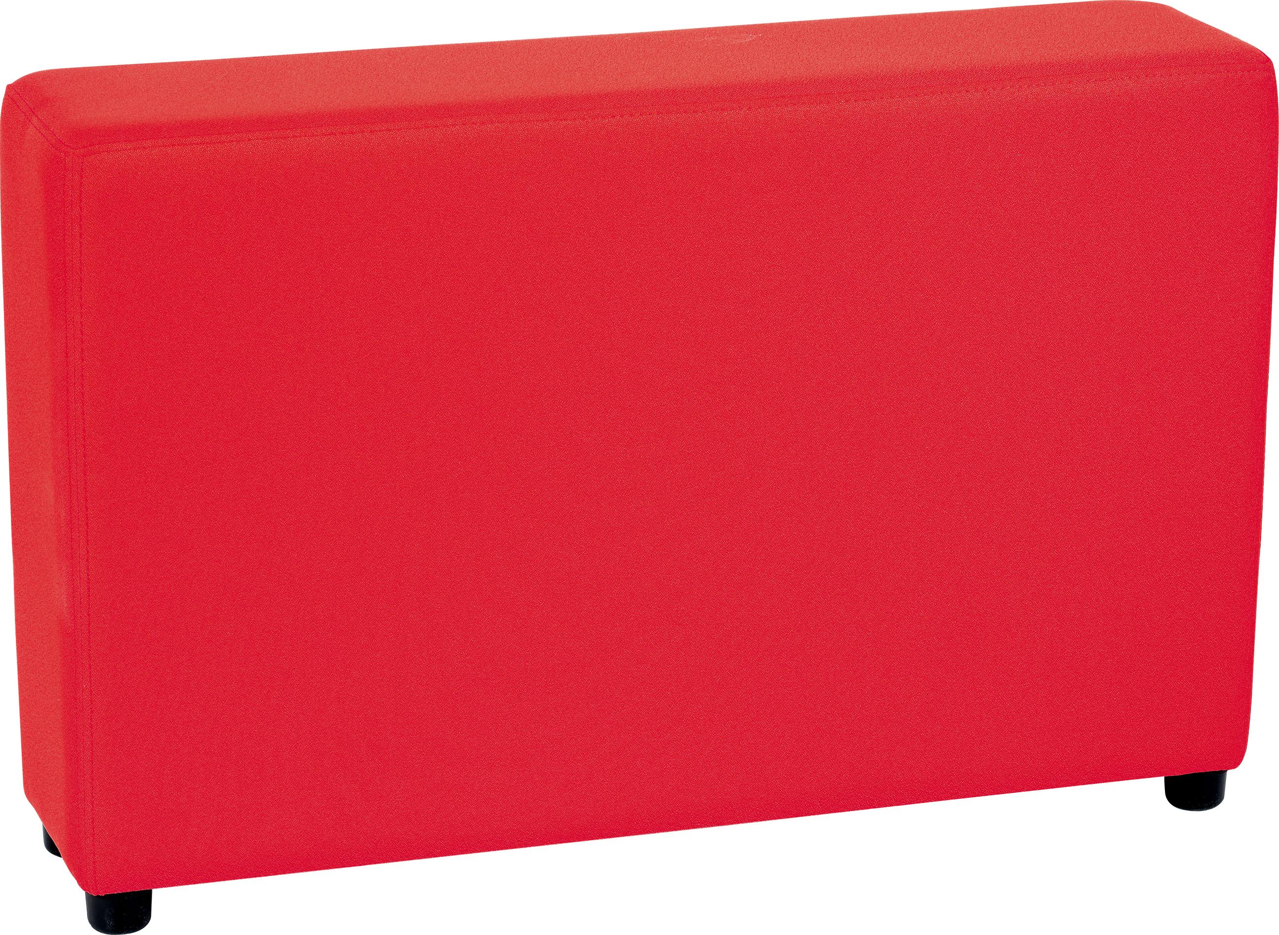 Modul Blocks mini Lehne B 90 rot für Sitzlandschaften