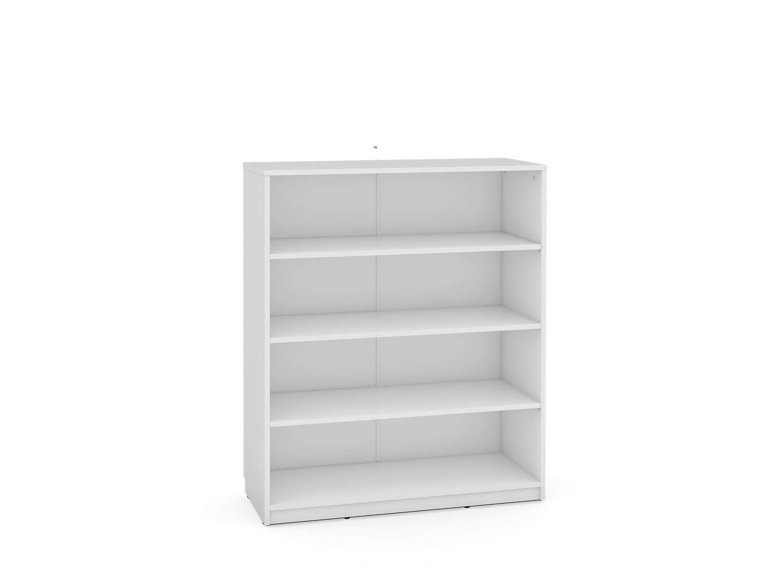 großer Schrank mit Regalen, weiß - Feria-Serie