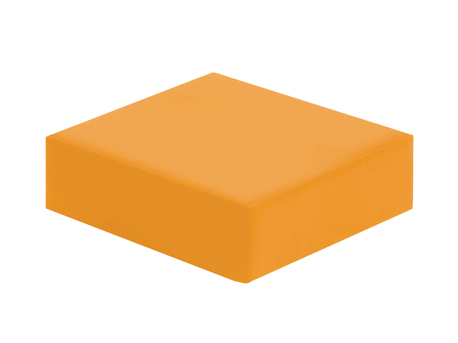 Quadratisches Sitzkissen, Orange