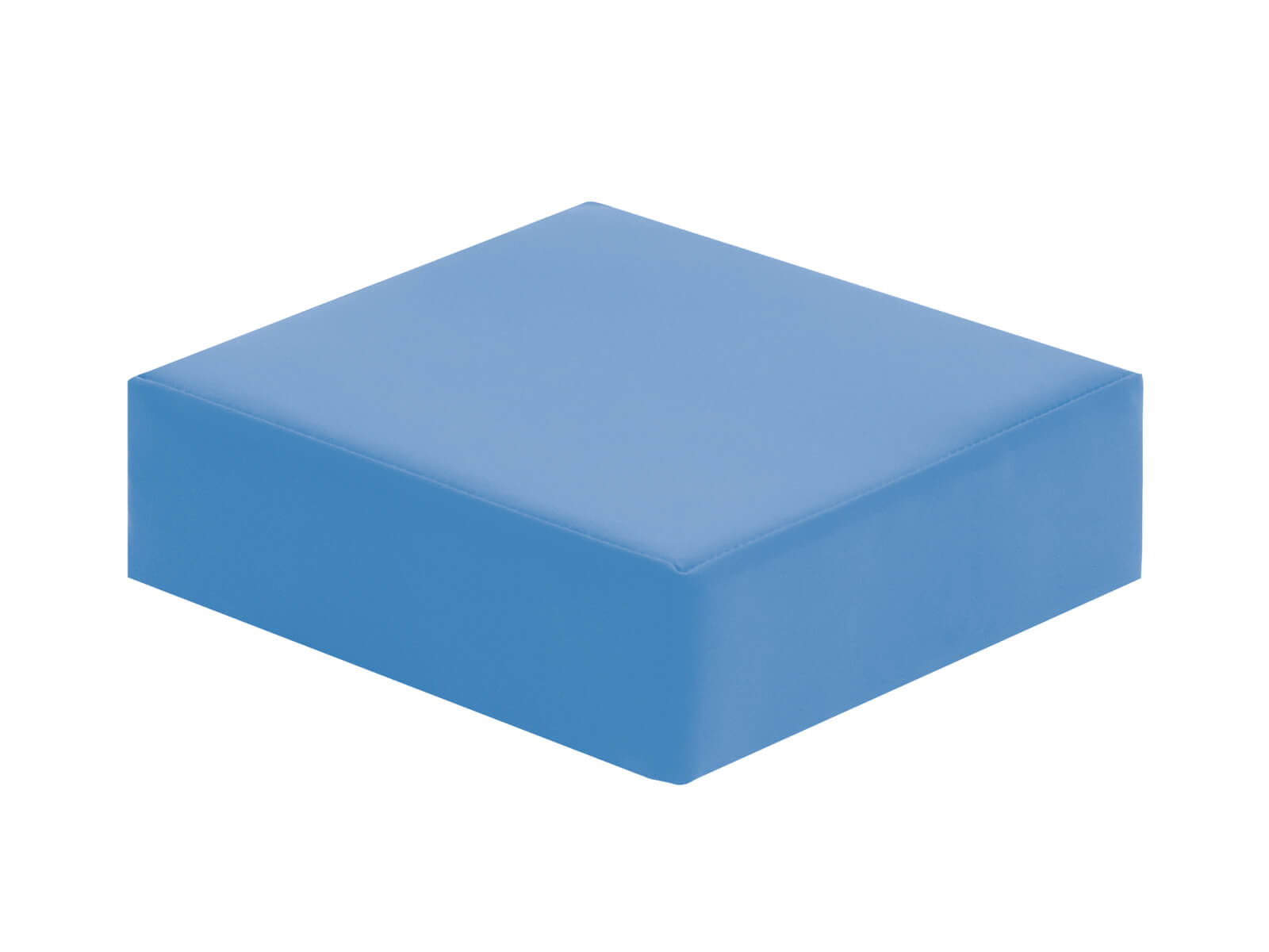 Quadratisches Sitzkissen, hellblau