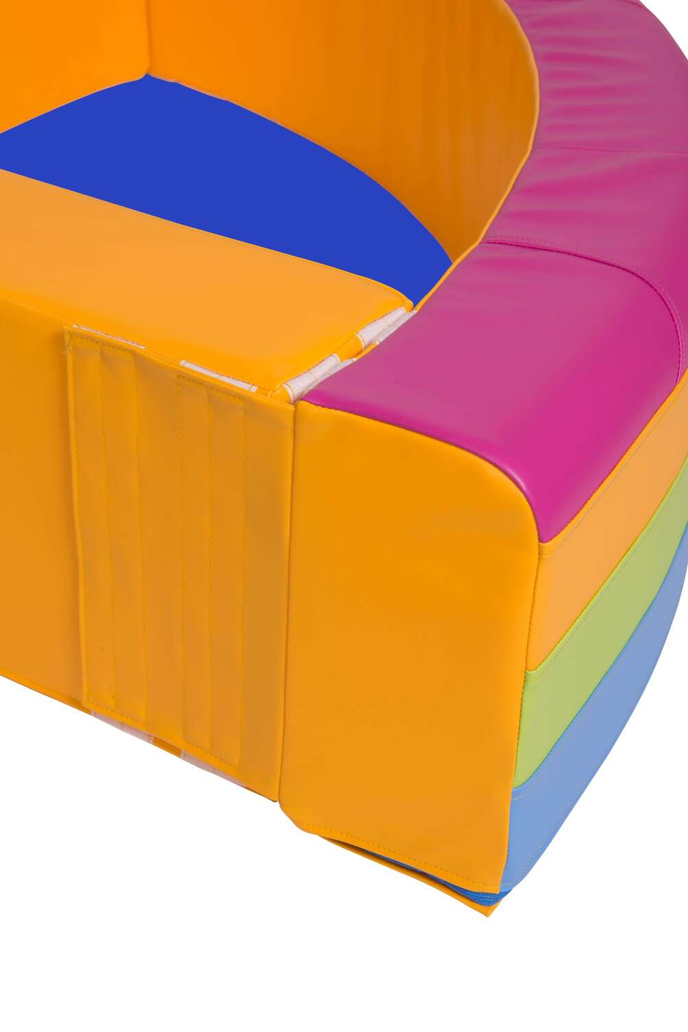 Bällebad - Regenbogen 120x120x30