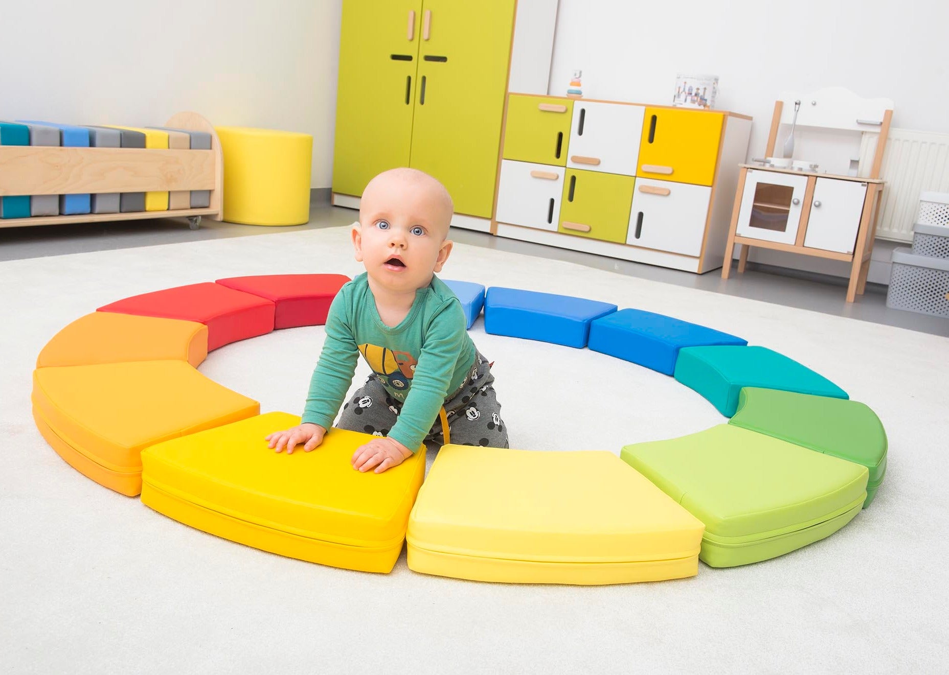 12 x Sitzkissen - 4-Jahreszeiten-Sitzkreis / Morgenkreis als Set