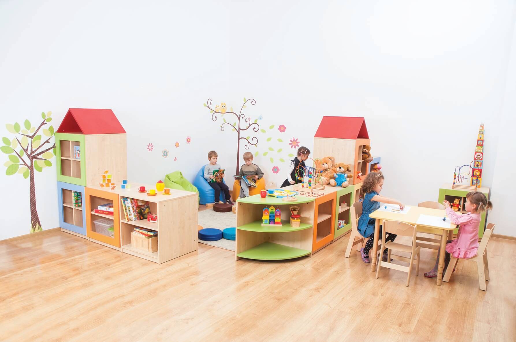 Raumtrenner Konfigurierbar - Häuschen-Serie