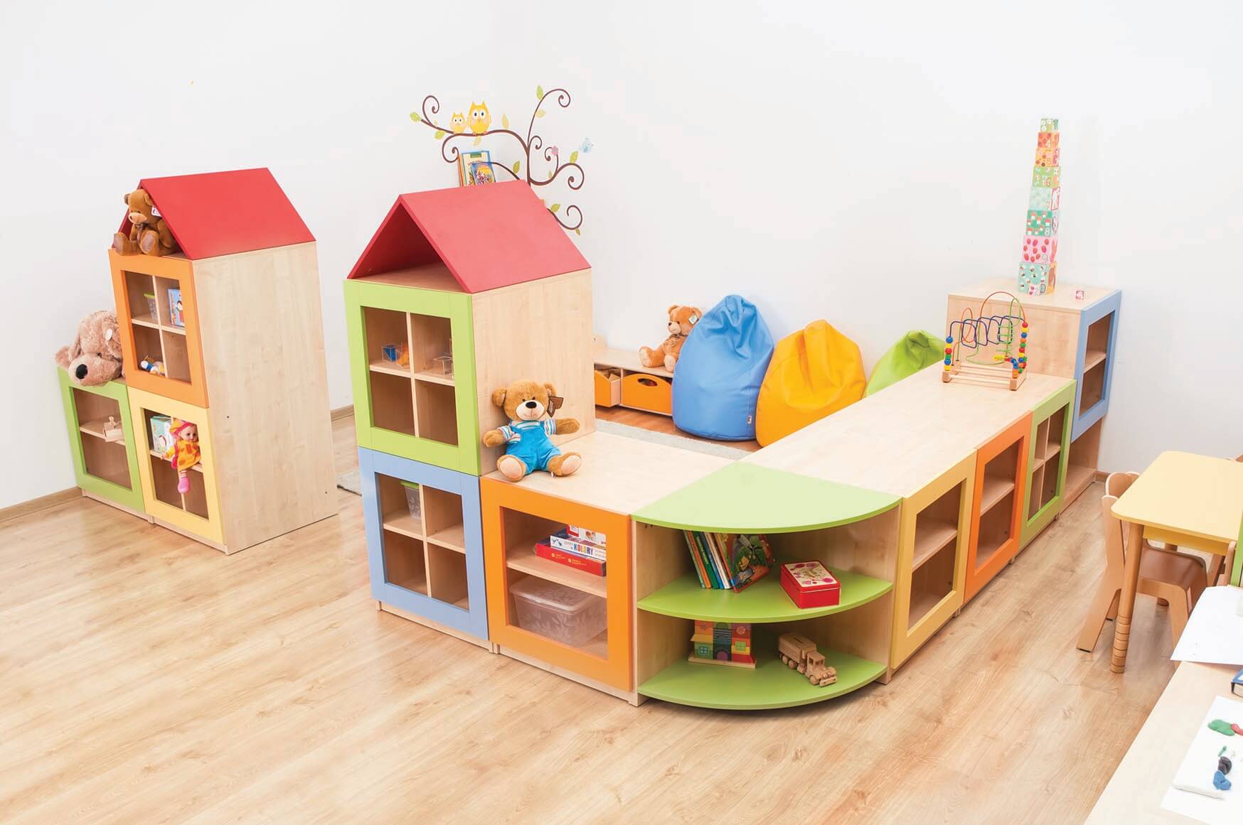 Raumtrenner Konfigurierbar - Häuschen-Serie