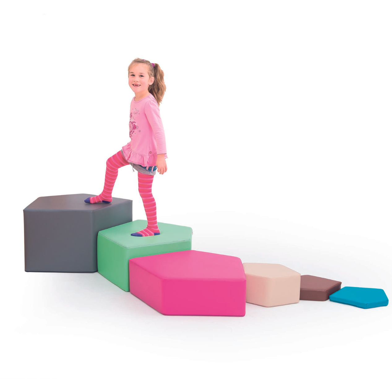 Schaumstoff-Podest Steinchen als Set