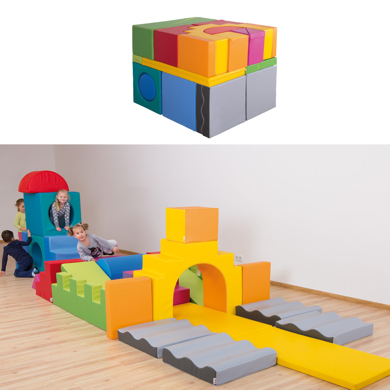 Schaumstoff-Bausteine Castle als Set 29tlg.