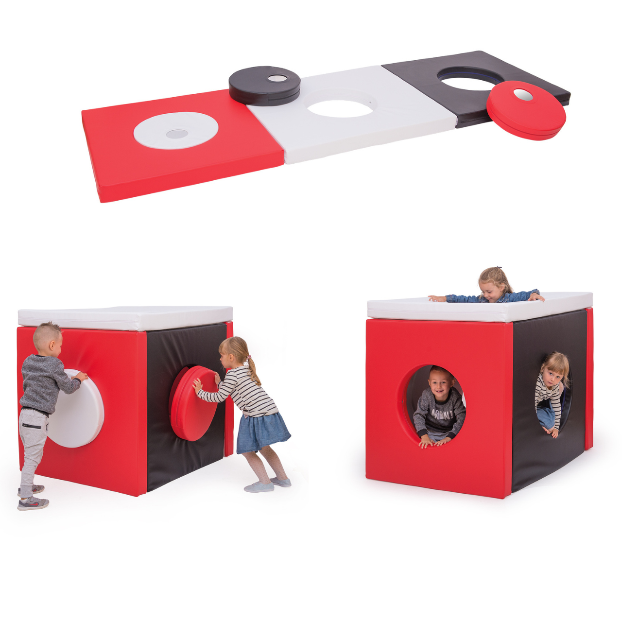 Spiegelhaus aus Schaumstoff 120cm x 100cm x 110 cm