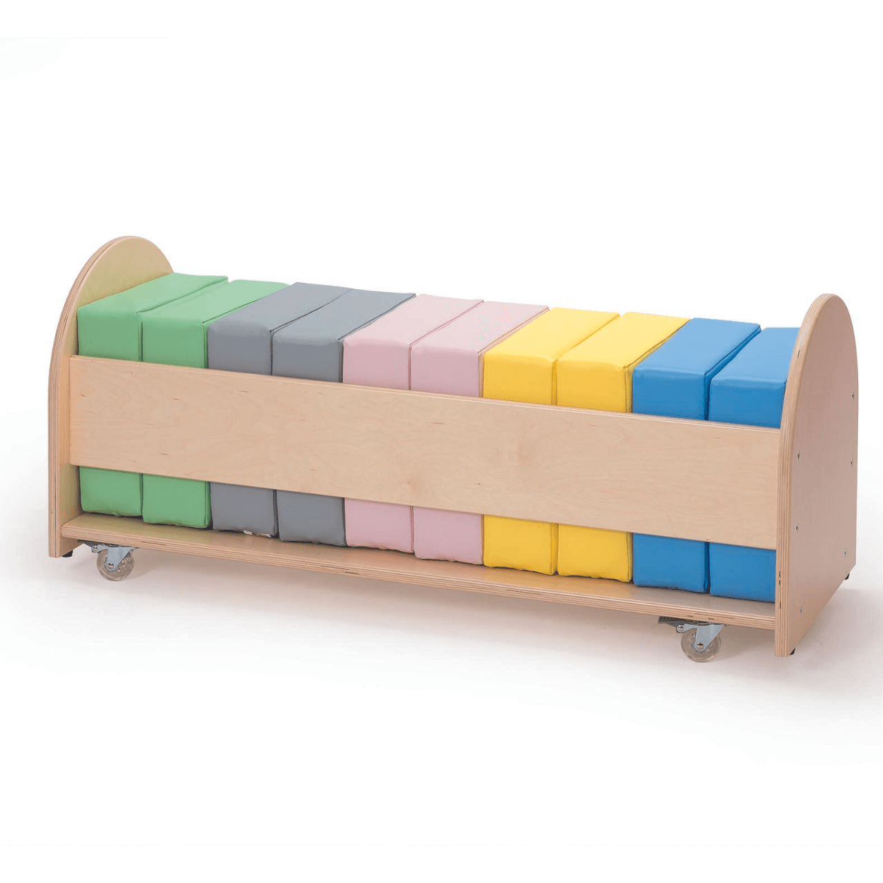 Quadratisches Sitzkissen(30x30x10cm) aus Kunstleder - Gestell zum aufbewahren & versch. Farben